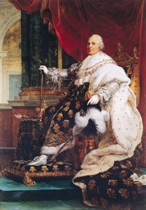 Luigi XVIII (1755-1824) da Baron François Pascal Simon Gérard